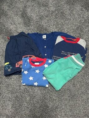 Mini Boden Lot of 5 Various Sizes Kids Clothes Bundle